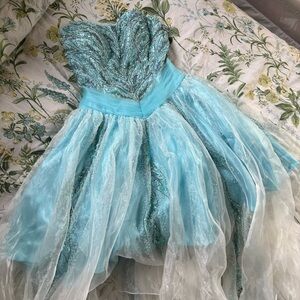 Vintage 80s Tulle Prom Dress